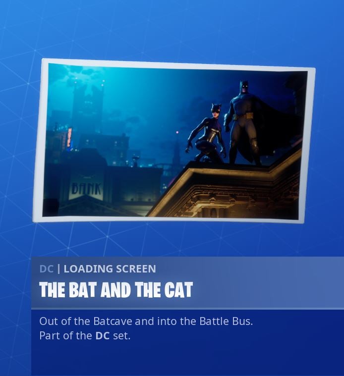 The Bat And The Cat Loading Screen Reward