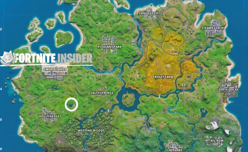 Flopper Pond Fortnite Map Location