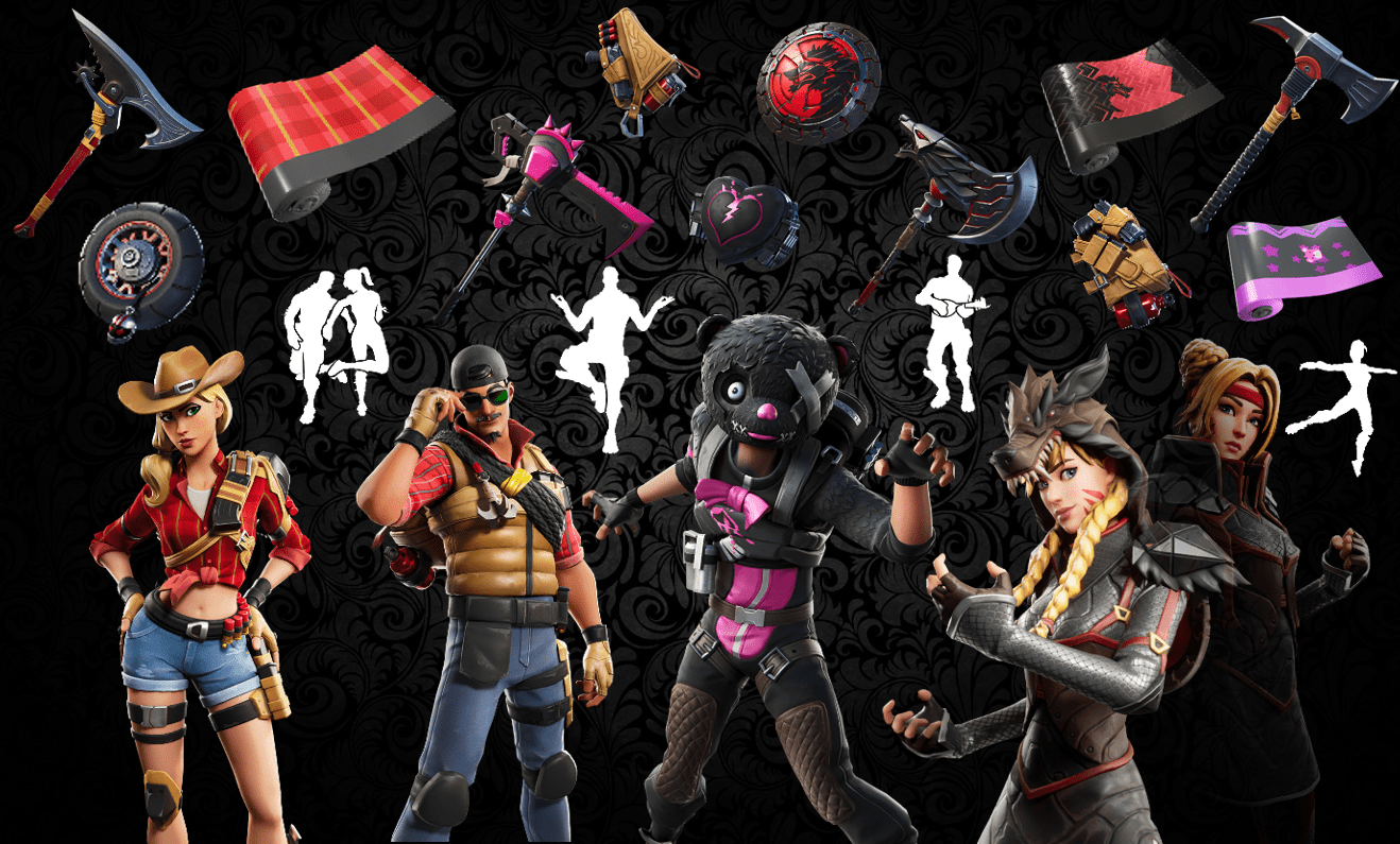 Names and Rarities of All Leaked Fortnite Cosmetics Found in v11.00 Files – Skins, Back Blings, Pickaxes, Emotes/Dances & Wraps