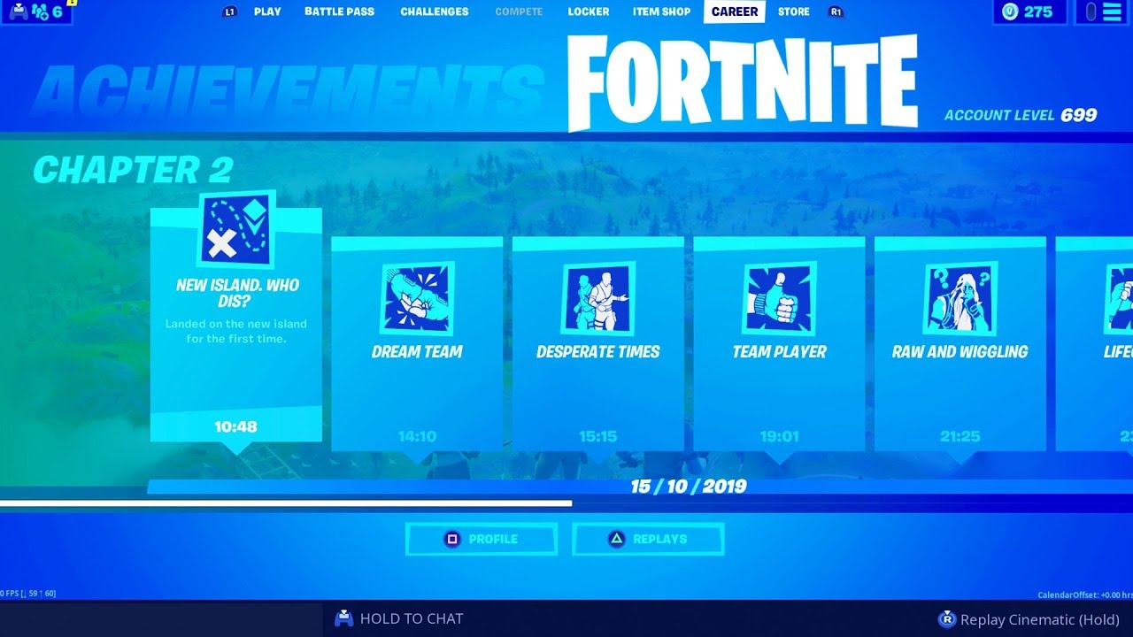 Fortnite Chapter 2 Achievements