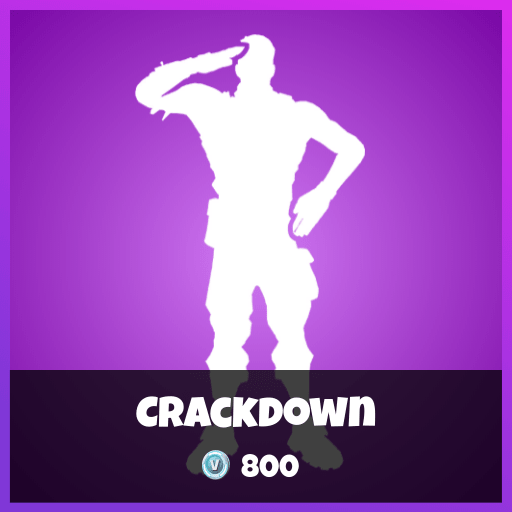 Fortnite Emote - Crackdown