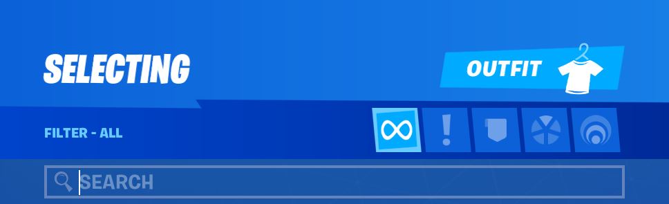 Fortnite Locker Search Bar