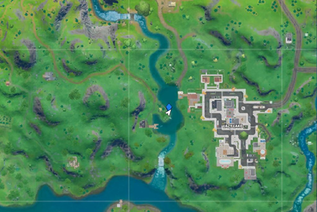 Lazy Lake Swimming Time Trial Fortnite Location