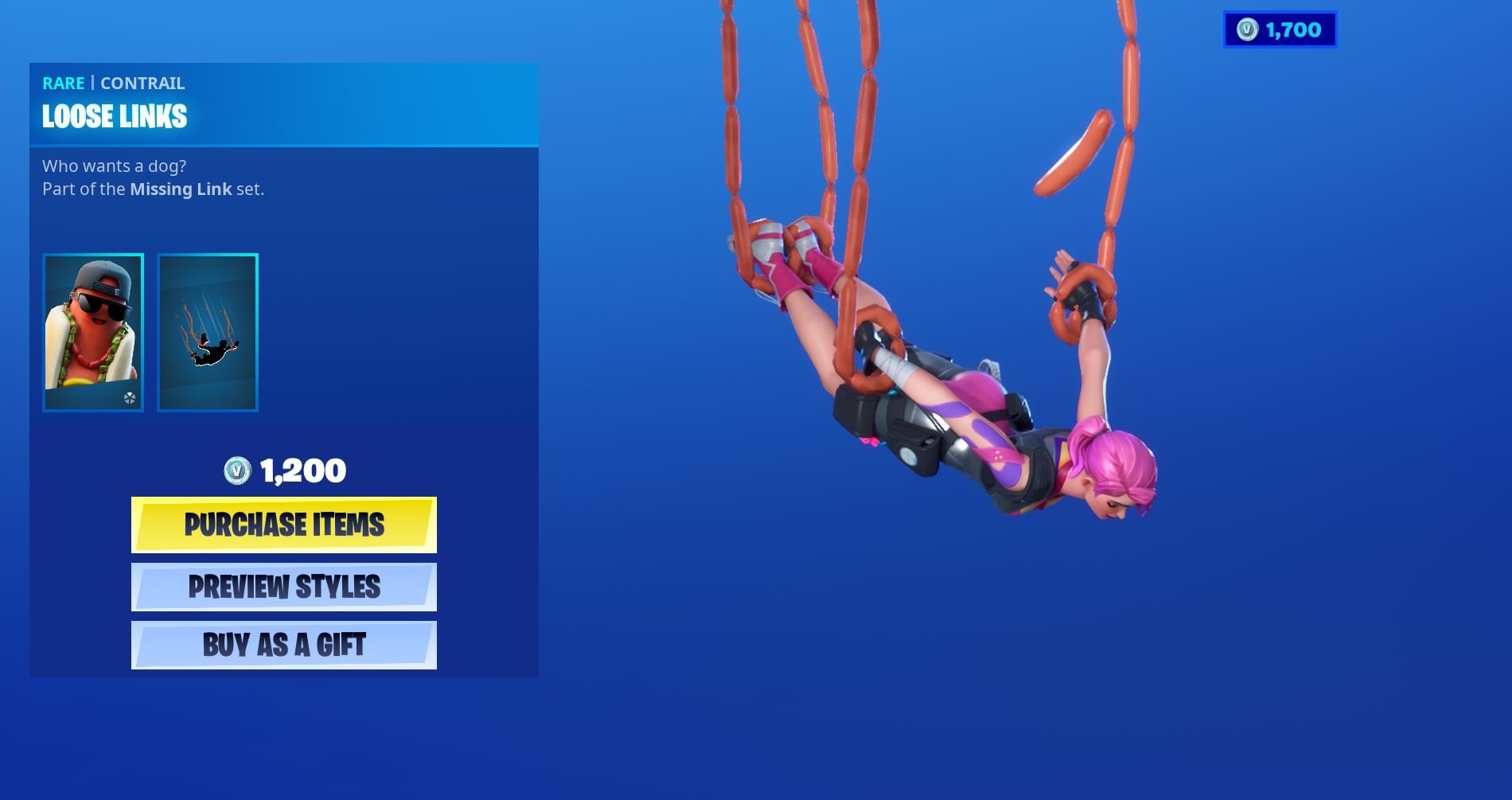 Loose Links Fortnite Contrail