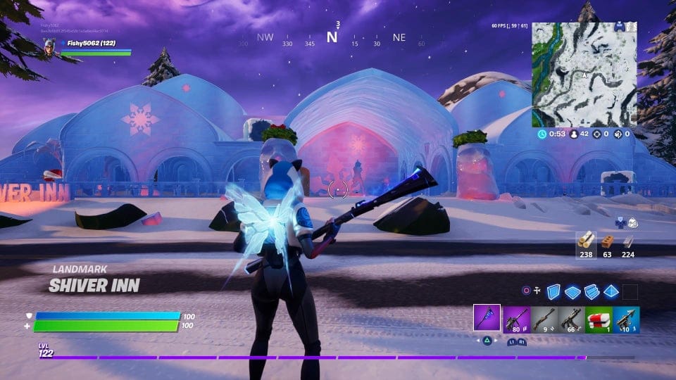 Fortnite v11.30 Map Changes - Shiver Inn Landmark