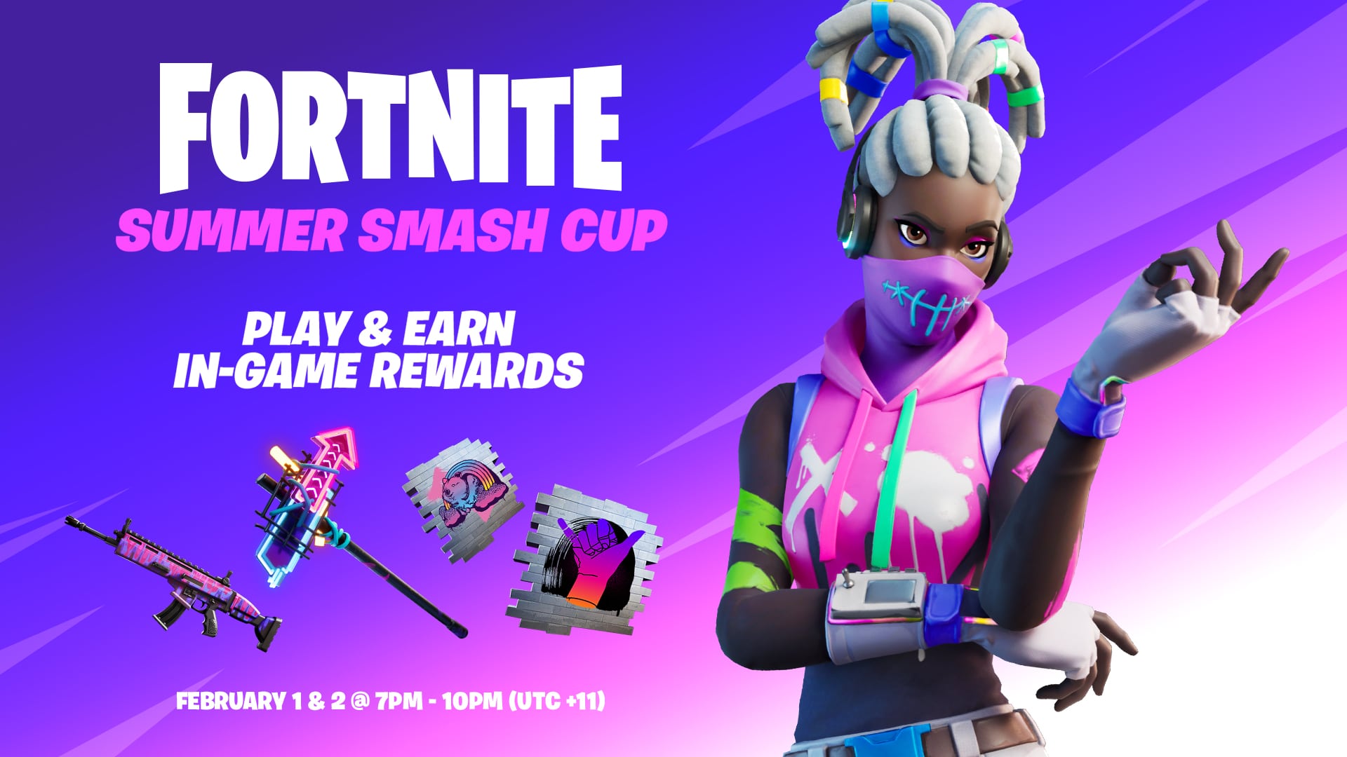 Fortnite Free Cosmetic Rewards for Summer Smash Cup