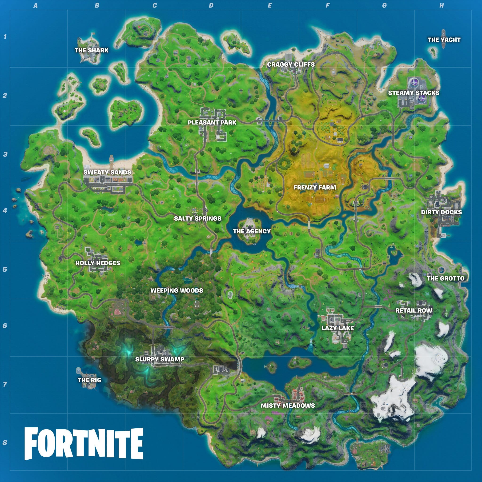 Fortnite Chapter 2, Season 2 Map Changes