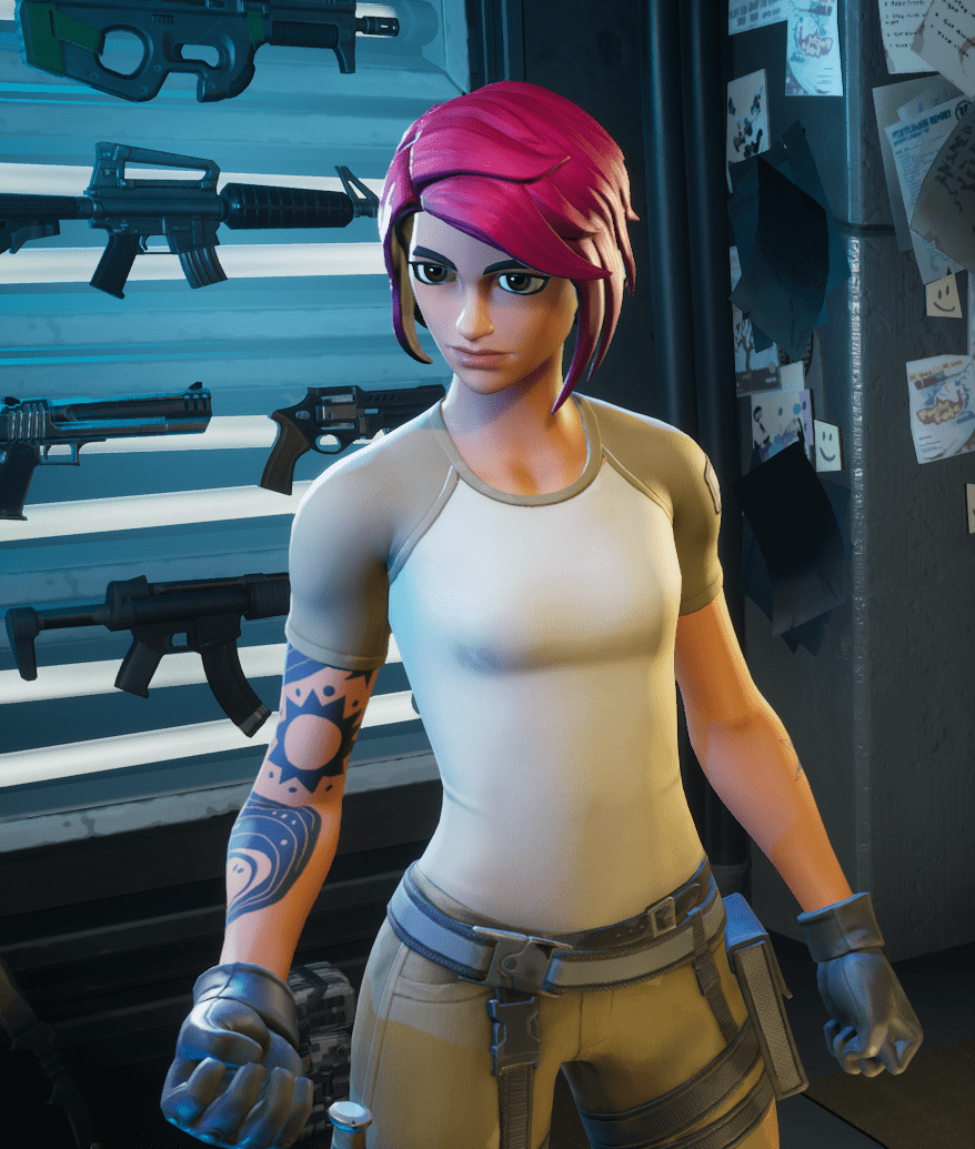 Fortnite Maya Hairstyle Option 2 - Bob