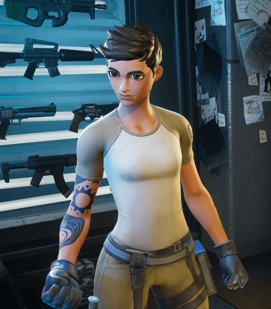 Fortnite Maya Hairstyle Option 4 - Pixie