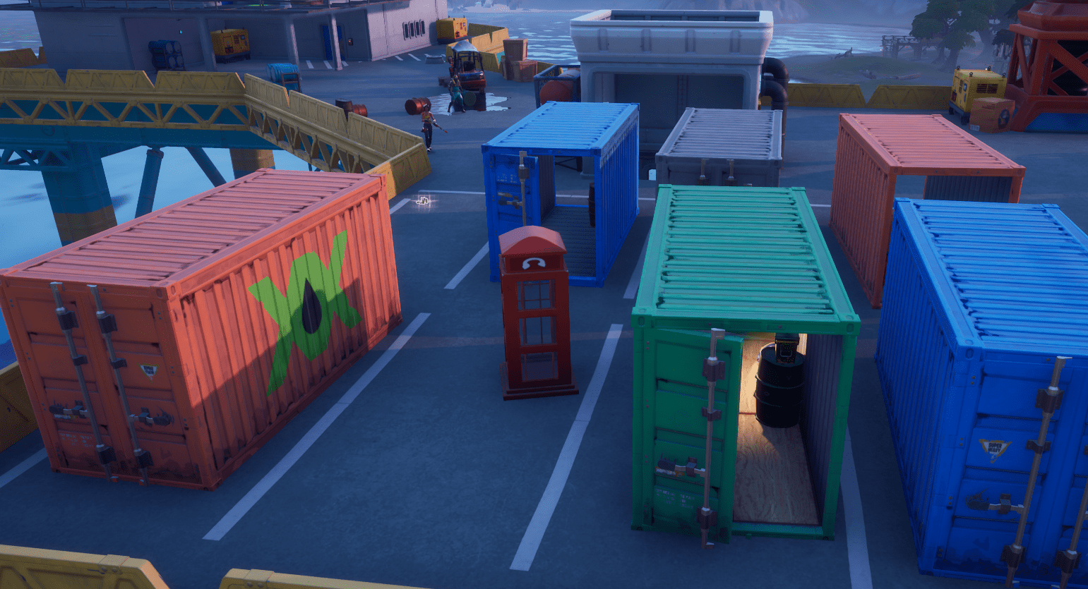 Fortnite Phone Booth Locations - The Rig Containers