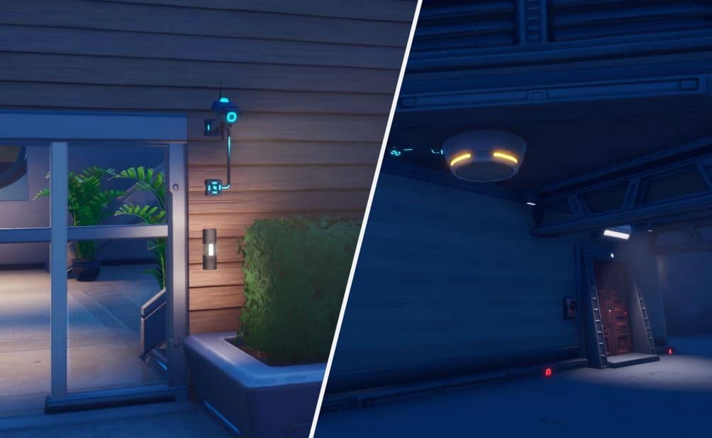 Fortnite Chapter 2 Season 2 Sentry Cameras and Sentry Turrets