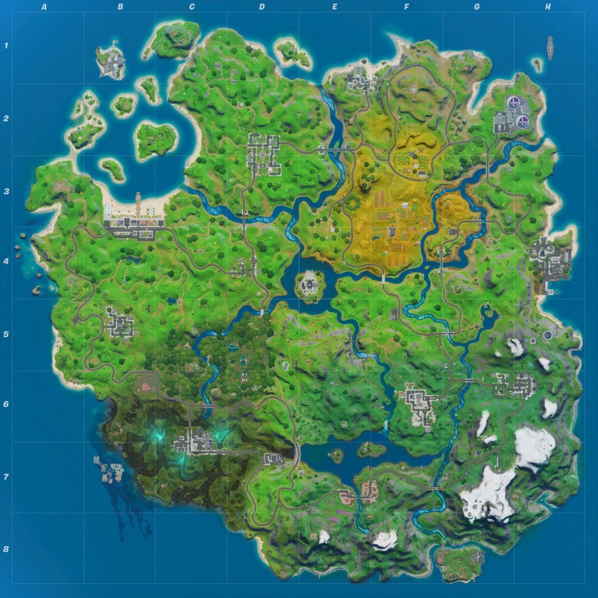 Fortnite v12.20 Map Update
