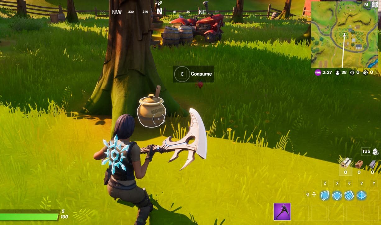 Fortnite Honey Pot Location - North of Frenzy Farm