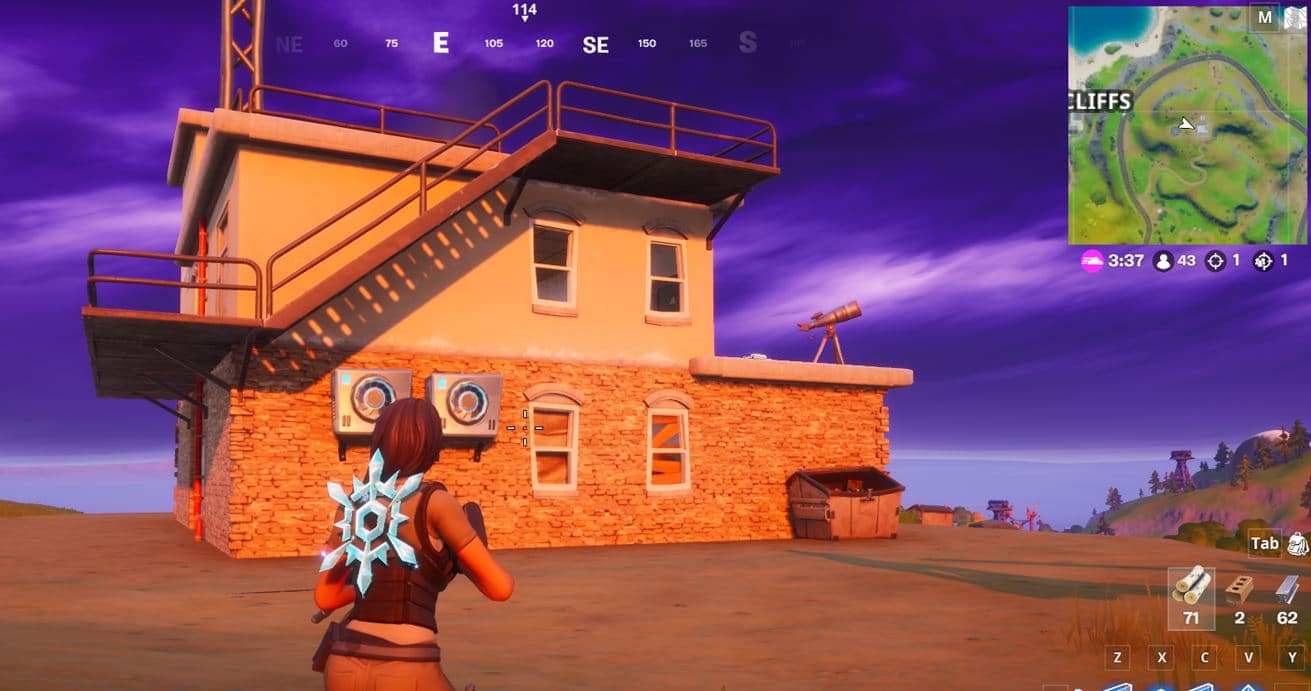 Fortnite Spy Base Locations - East of Craggy Cliffs