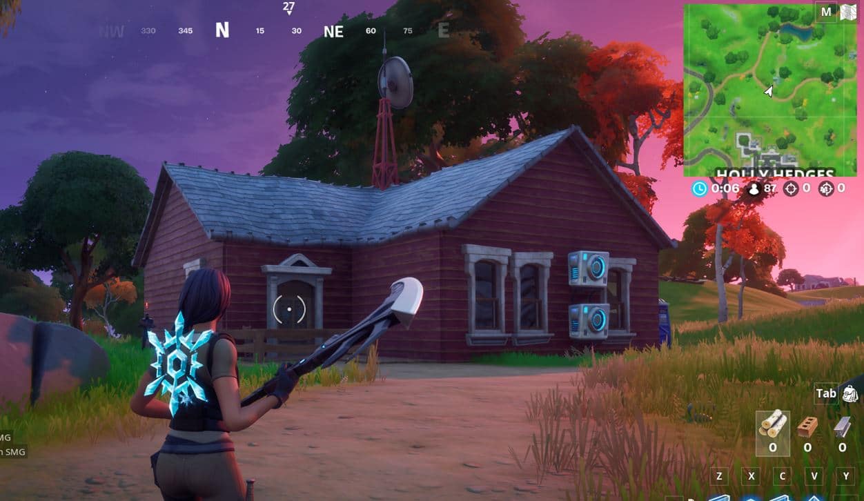 Fortnite Spy Base Locations - North of Holly Hedges