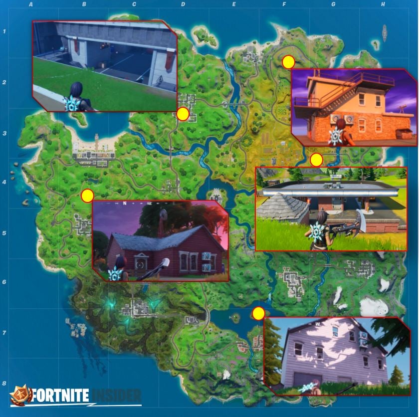 Fortnite Spy Bases Map Location