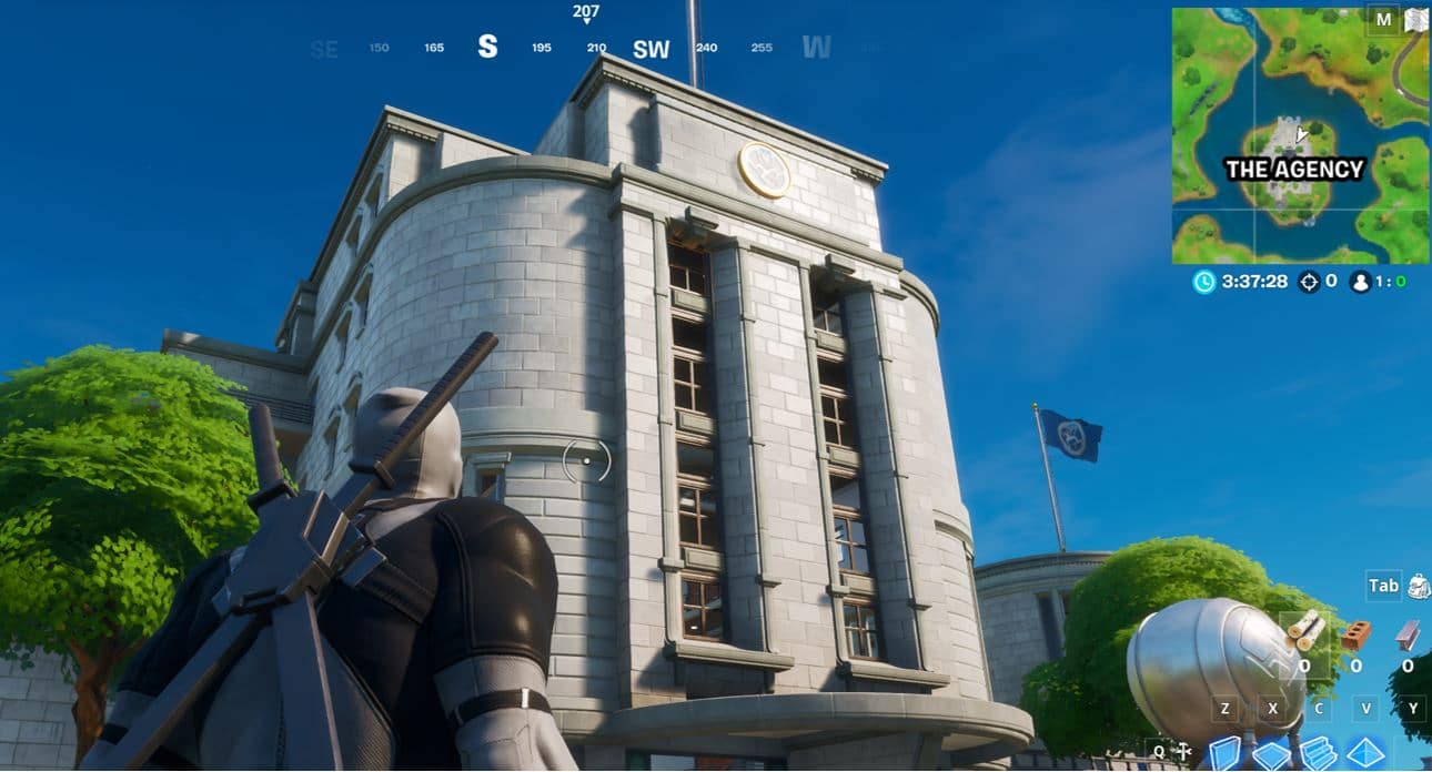 Fortnite The Agency Map Location