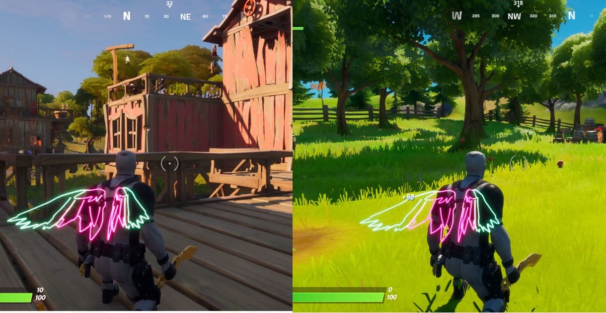 Fortnite Shanty Town and The Orchard Locations