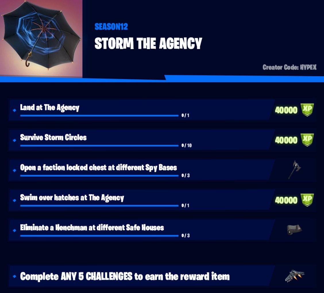 Storm The Agency Fortnite