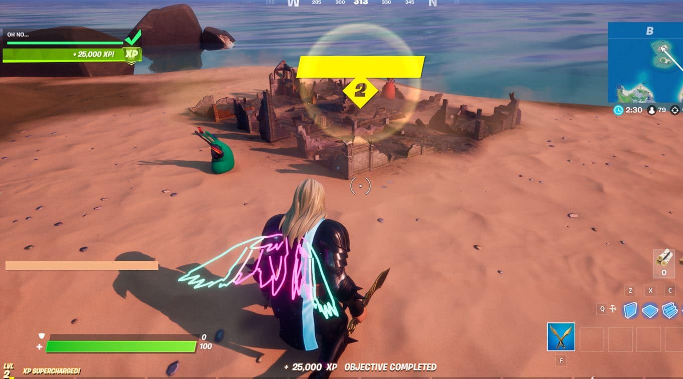Fortnite Oh No Coral Buddies Secret Mission Completed