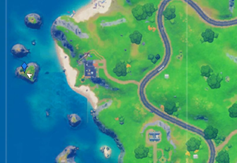 Fortnite location heart-shaped island