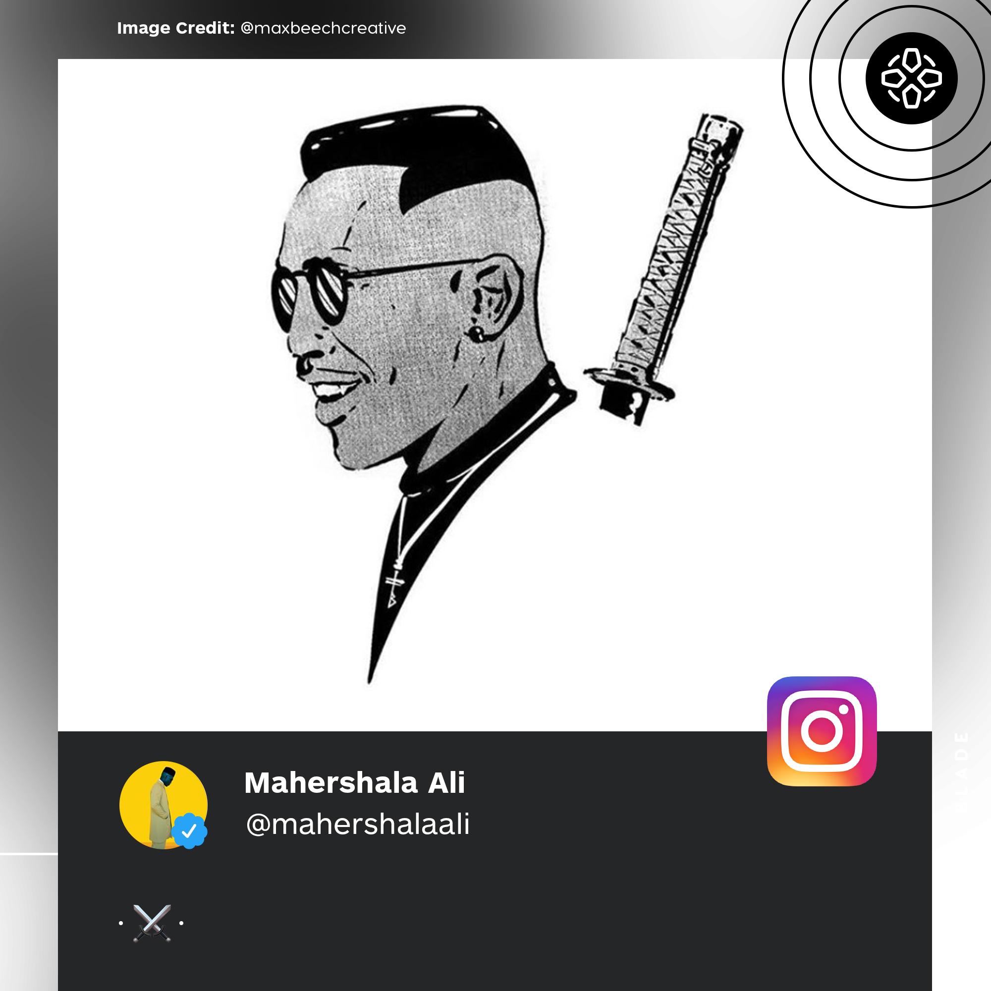 Blade Mahershala Ali Art Work