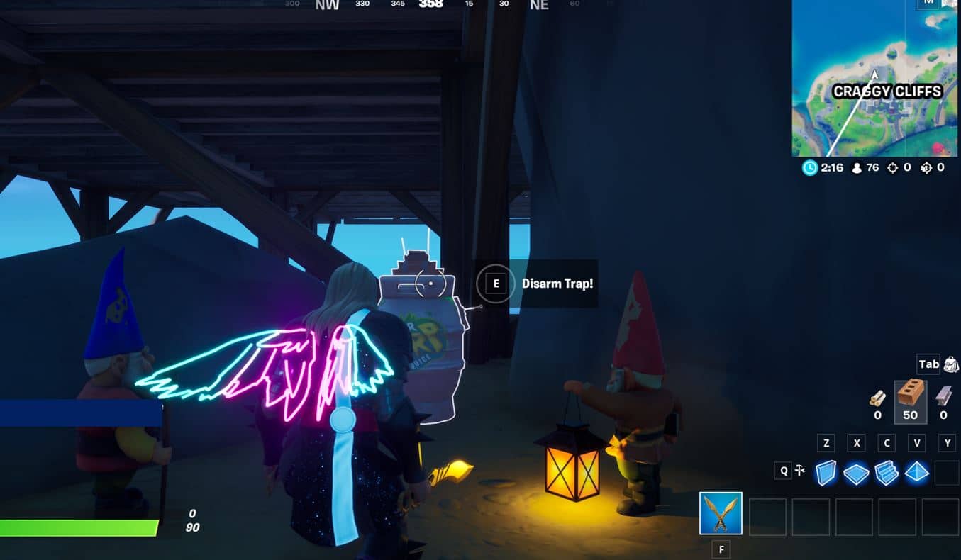 Fortnite Gnome Trap - Craggy Cliffs