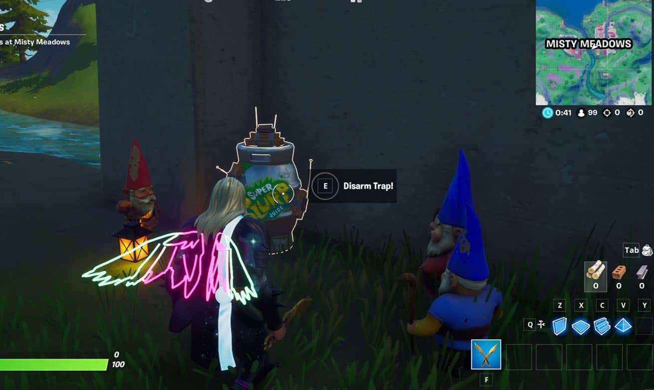 Fortnite Gnome Trap - Misty Meadows