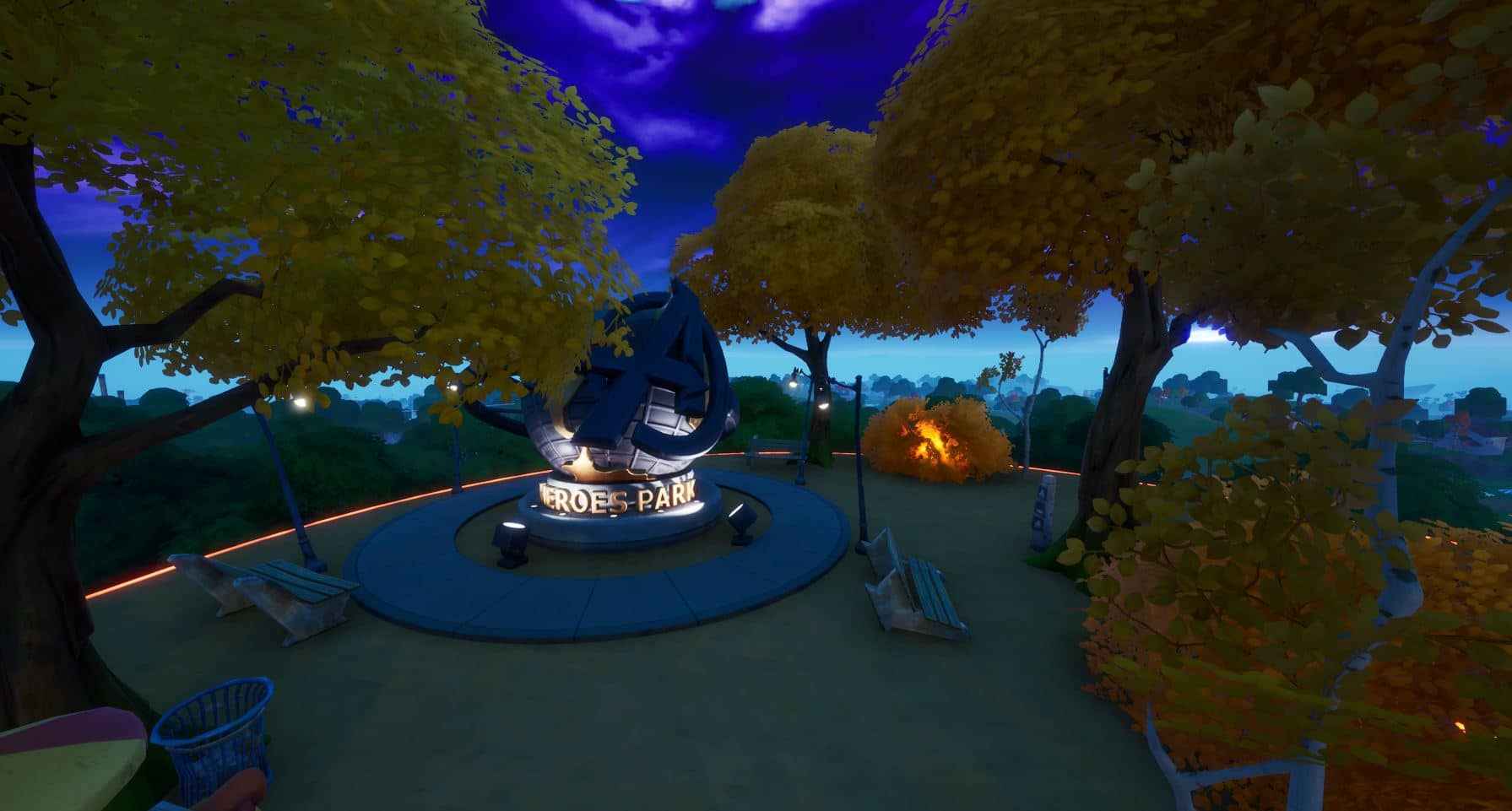 Fortnite v14.10 Map Changes - Heroes Park