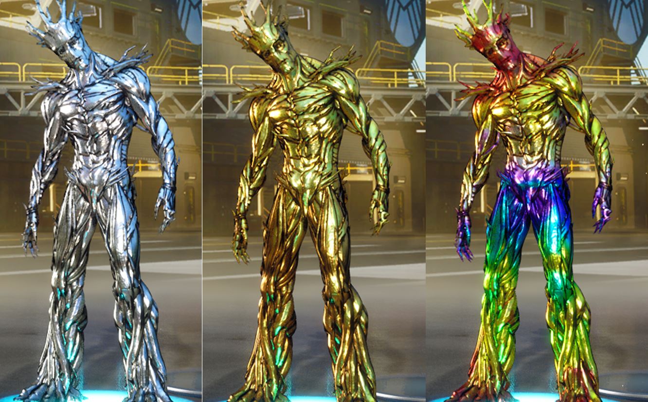 Groot Foil Skin Styles