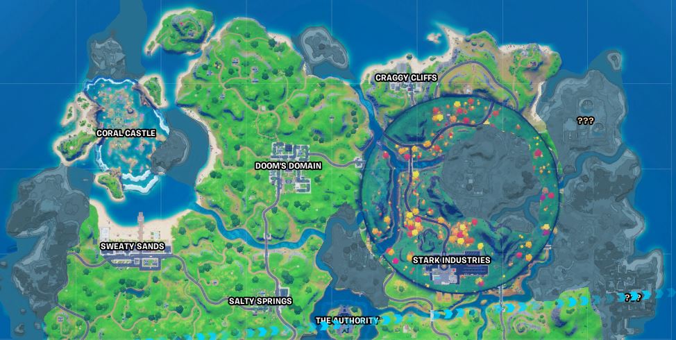Stark Industries Fortnite Location