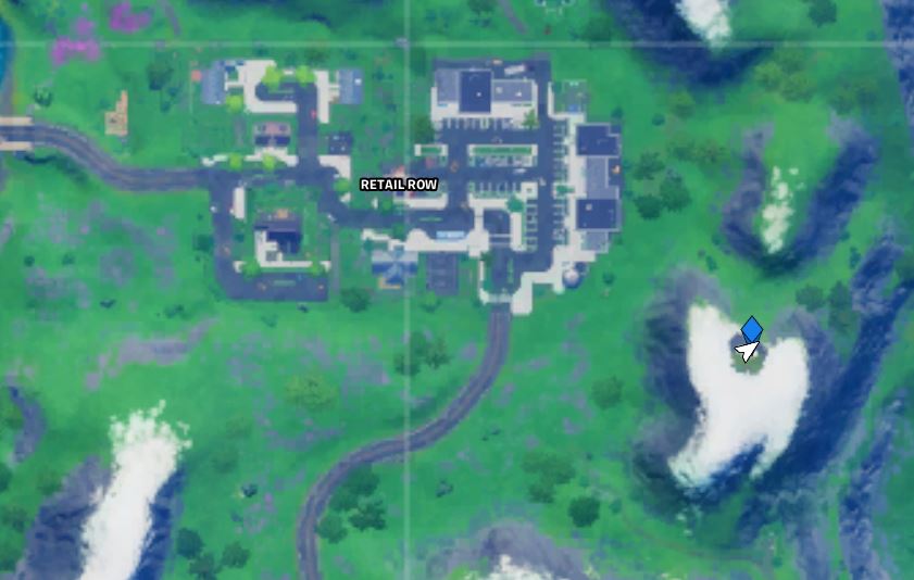 Where is the Giant Throne in Fortnite Map Location