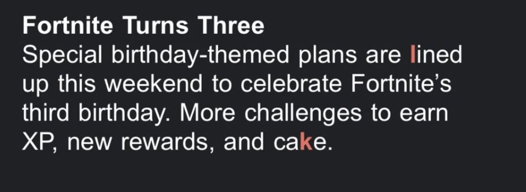 fortnite 3rd birthday