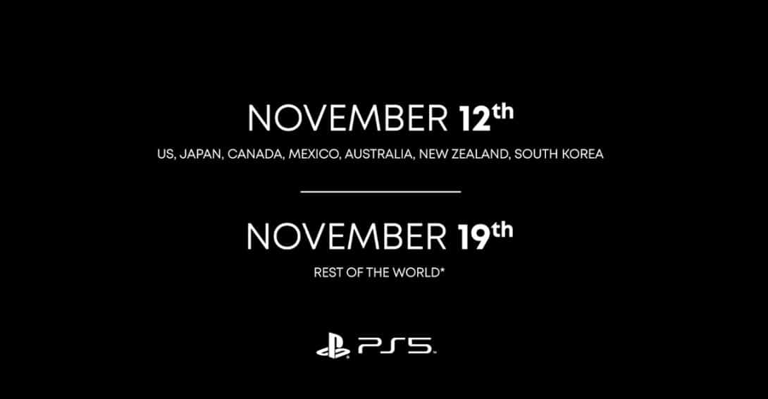 ps5 release date