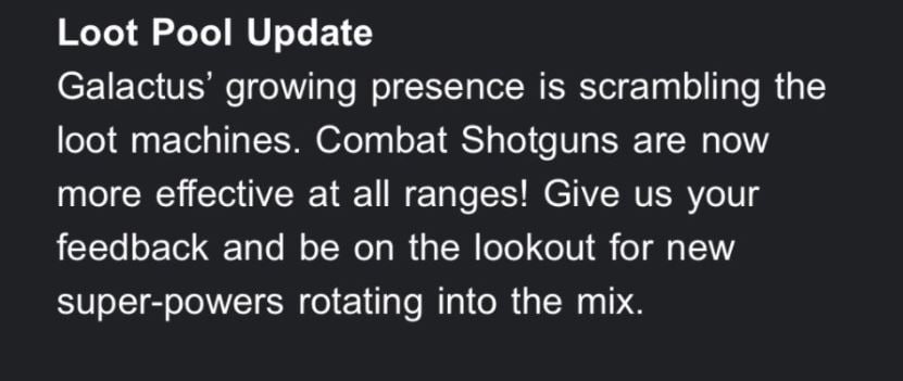 Combat Shotgun Buff