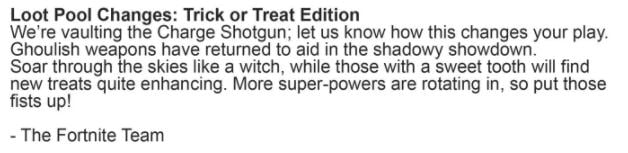 Fortnite Charge Shotgun Vaulted