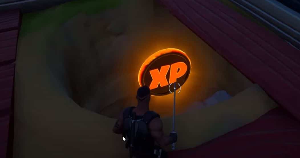 Fortnite week 6 gold xp coin