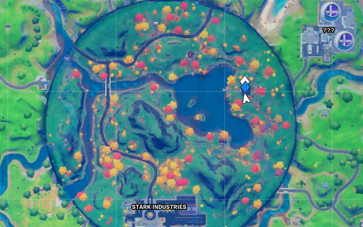 Tony Stark's Hidden Lake House Fortnite Map Location