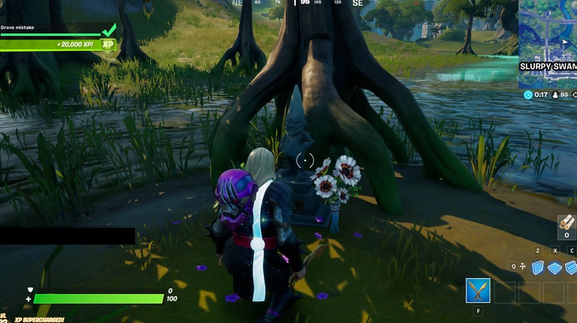 Fortnite Free XP - Grave Mistake Secret Mission