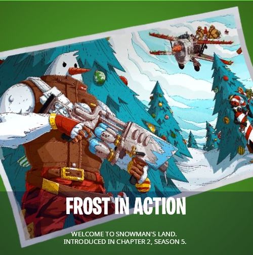 Frost in action Fortnite loading=