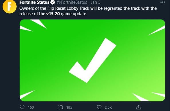 Flip Reset Track