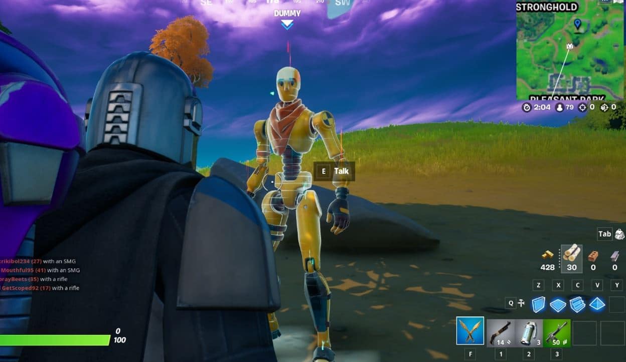 Fortnite Dummy Location