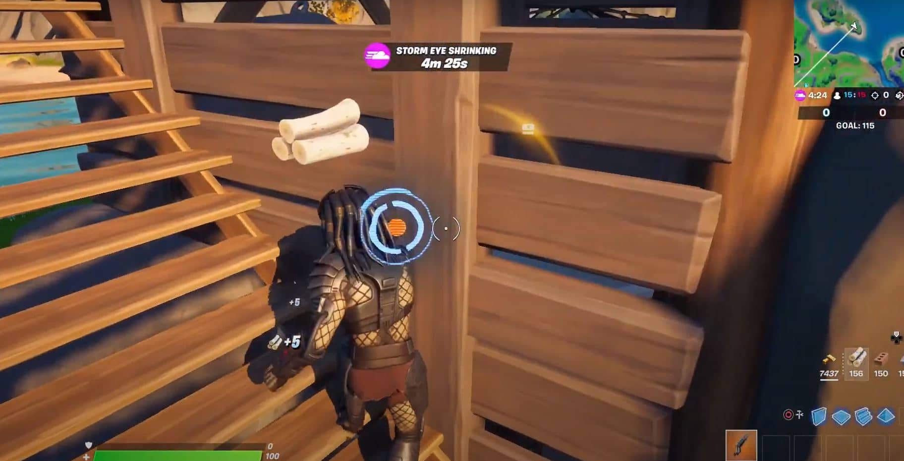 Fortnite Hidden Bunker Island North of Map