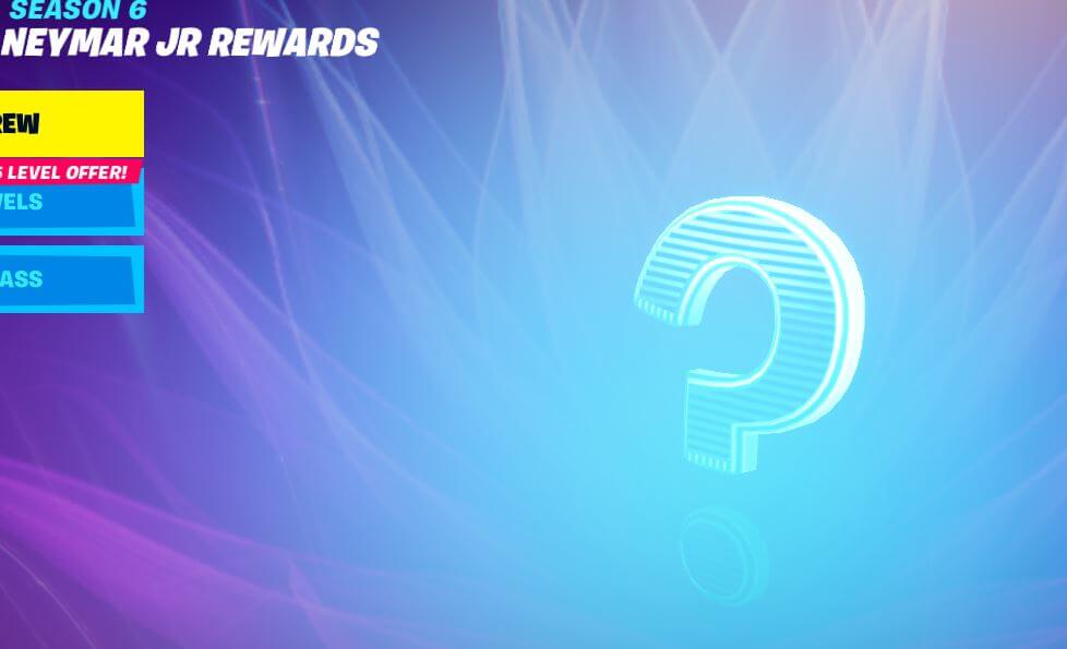 Neymar JR Fortnite Rewards