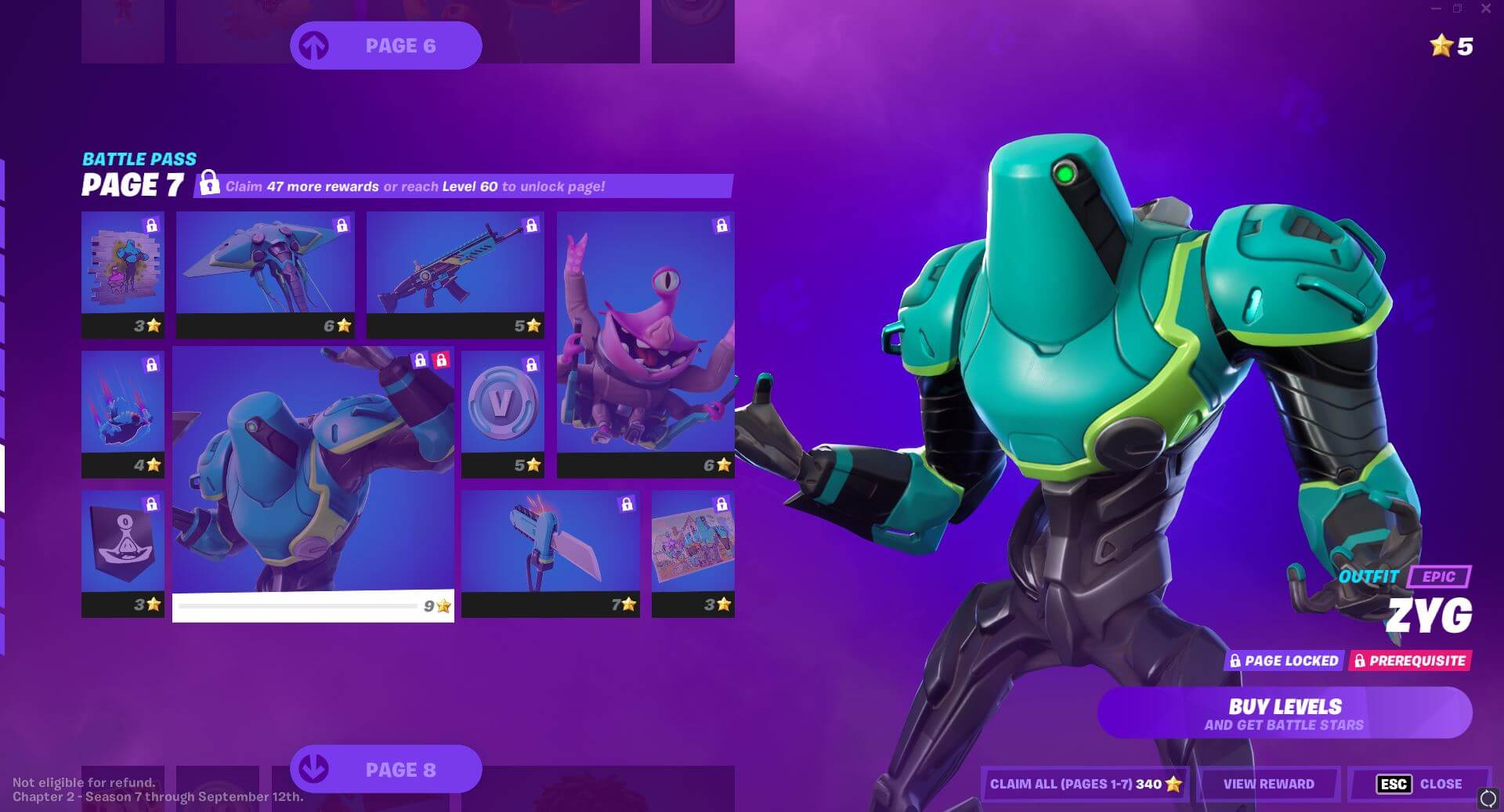 Fortnite Chapter 2 Season 7 Battle Pass Rewards - Page 7