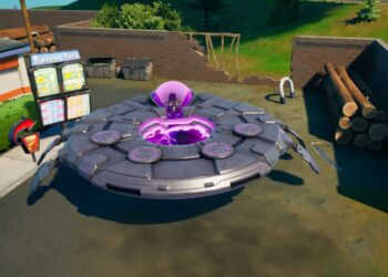 Fortnite Enter a UFO