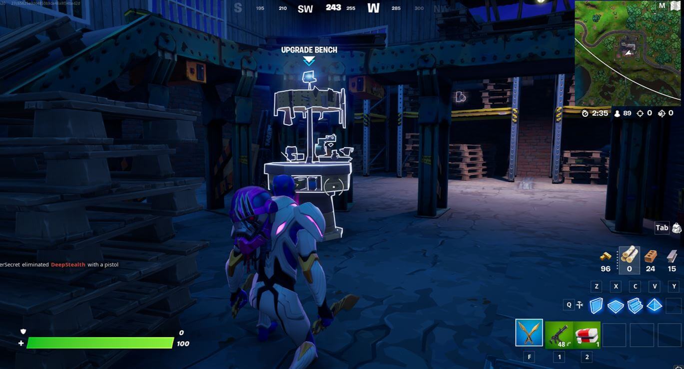 Fortnite Upgrade Bench