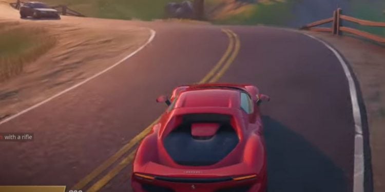 Ferrari 296 GTB In Fortnite location