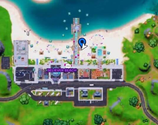 Fortnite Believer Beach Camera Map Location
