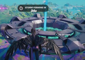 Fortnite Party UFO: How and where to use an alien hologram pad on top of the Party UFO